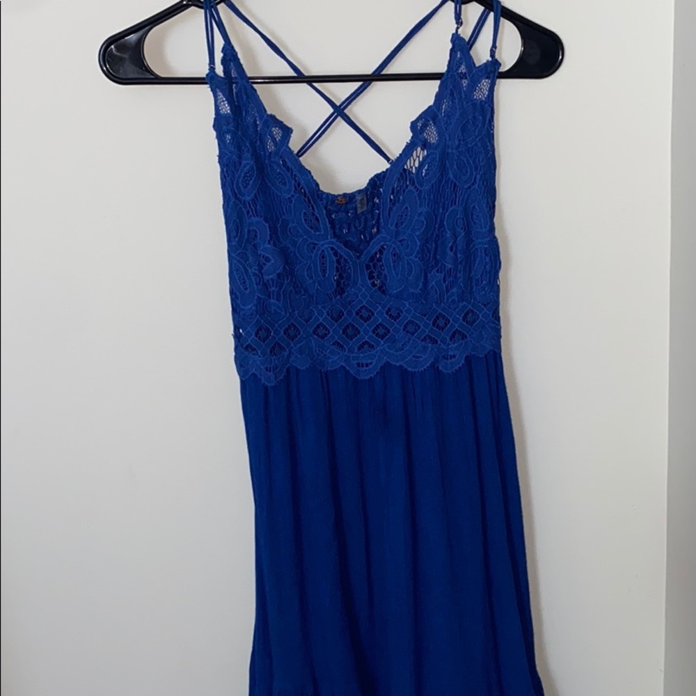 Free people blue dress